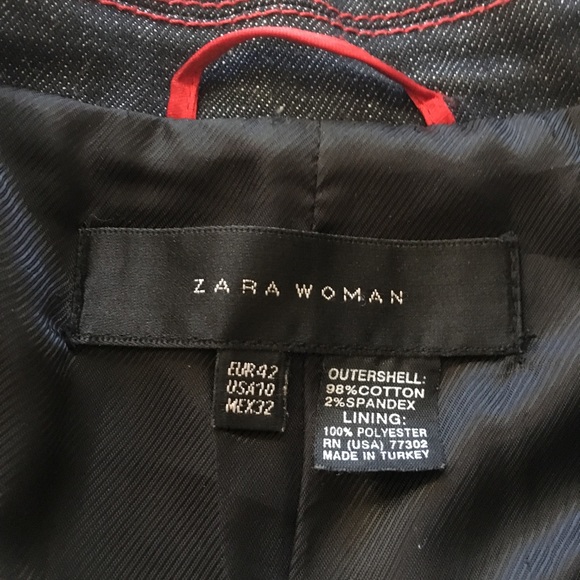 Zara Denim Blazer - Picture 2 of 3